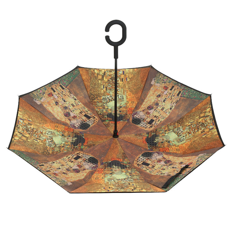 REVERSE FOLDING UMBRELLAS