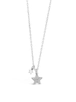 ABSOLUTE KIDS SILVER CRYSTAL STAR PENDANT HCP212