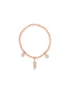 ABSOLUTE BEADED FEATHER BRACELET B2137