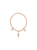 ABSOLUTE BEADED FEATHER BRACELET B2137