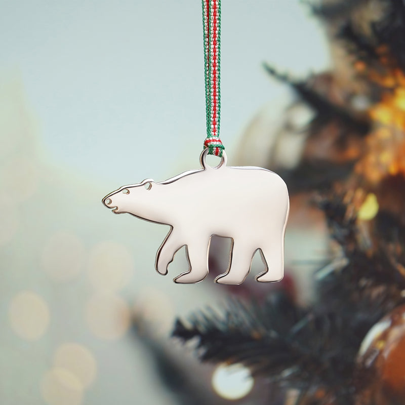 NEWBRIDGE SILVERWARE POLAR BEAR CHRISTMAS DECORATION J518