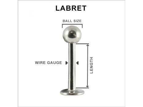 ROUND PAVÉ LABRET/EARBAR