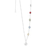 NEWBRIDGE AMY COLLECTION SILVER COLOURED STONE NECKLACE NL014