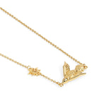 NEWBRIDGE AMY COLLECTION GOLD PLATED BIRD NECKLACE NL407