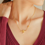 NEWBRIDGE AMY COLLECTION GOLD PLATED BIRD NECKLACE NL407