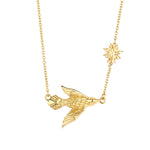 NEWBRIDGE AMY COLLECTION GOLD PLATED BIRD NECKLACE NL407