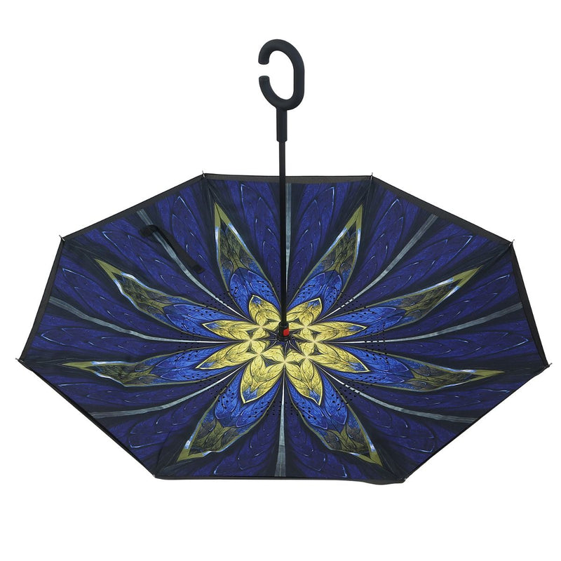 REVERSE FOLDING UMBRELLAS