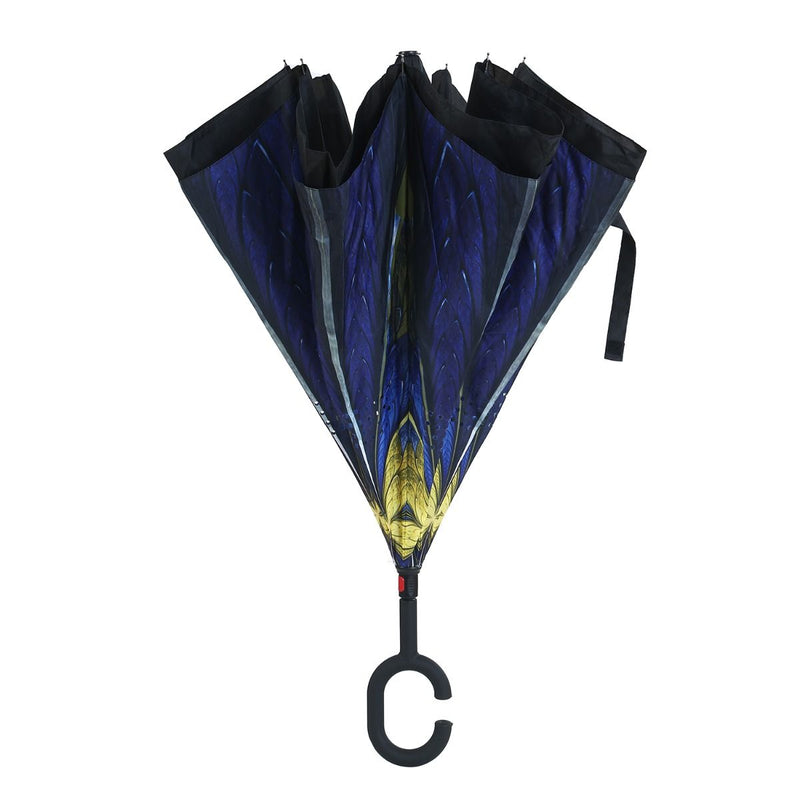 REVERSE FOLDING UMBRELLAS
